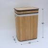 Storage basket, storage basket, storage basket, bamboo strip handicraft, folding laundry basket, toy storage basket, dirty clothes basket details Picture